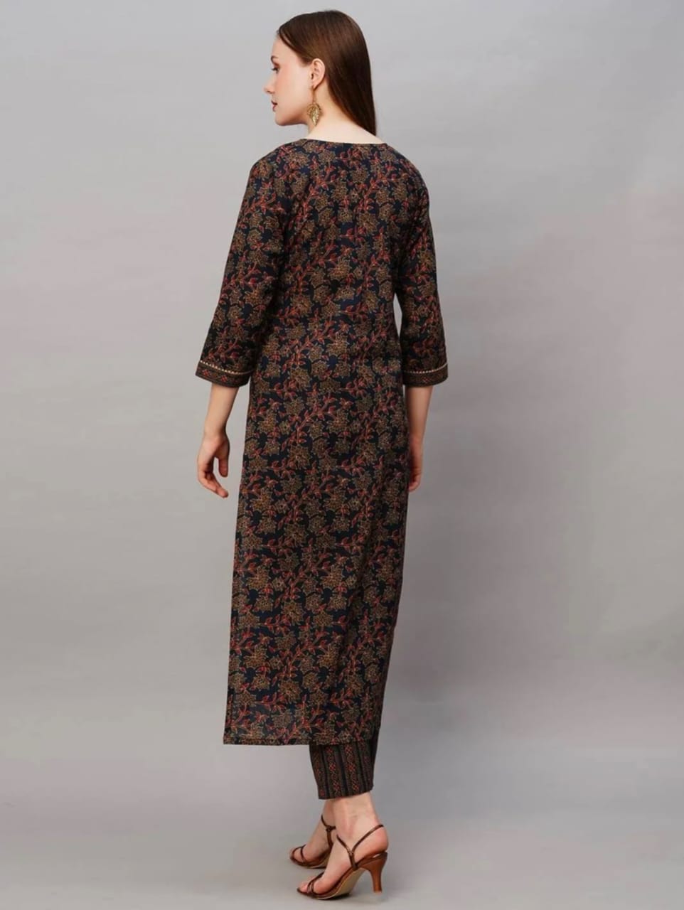 Shamal Printed Cotton Blend Kurti With Bottom Catalog